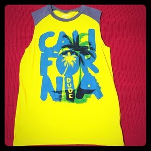 Bright yellow boys XL(18/20) muscle tee